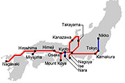 Самостоятельный тур по 15 городам Японии через аэропорт Кансай в Осака